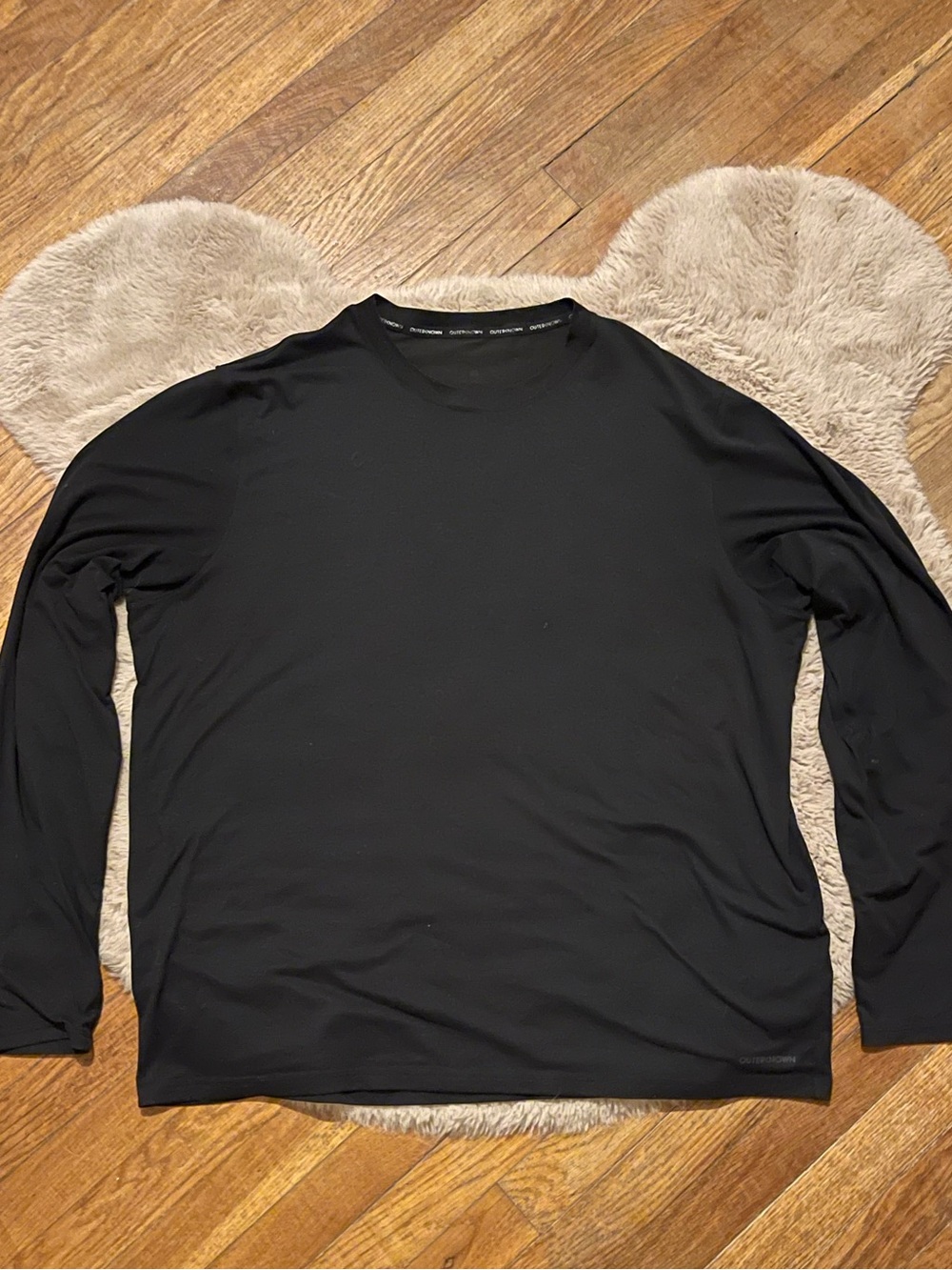 Outerknown Black Long Sleeve Crewneck Shirt Men’s